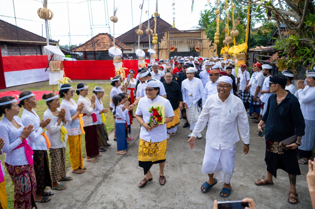 Karya Mamungkah, Ngenteg Linggih di Pura Maspahit, Banjar Desa, Selemadeg Timur, Tabanan